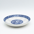 Blue And White Ceramic Oval Plate